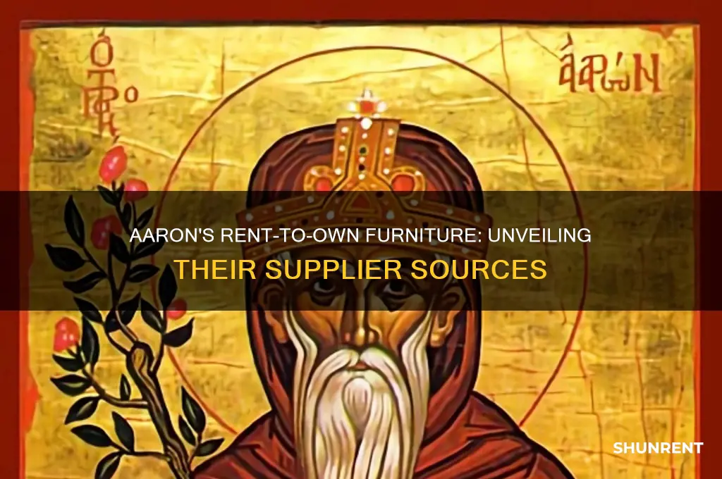 where does aaron rent to own purchase their furniture from