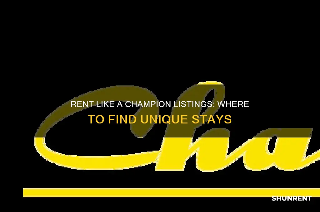 where does rent like a champion have listings