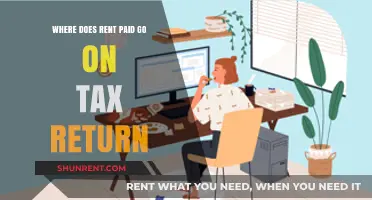 Where Does Rent Paid Go on Your Tax Return?