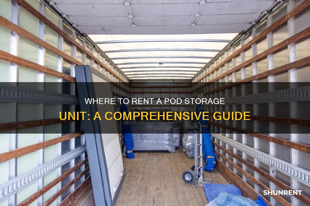 where fo you rent a pod storage unit