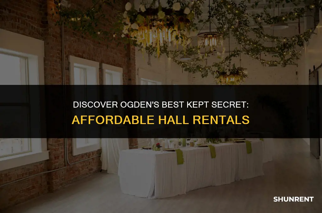 where go rent a hall ogden utah