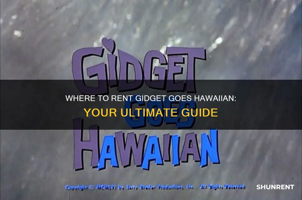 where i find gidget goes hawaiian to rent