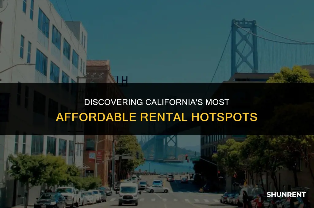 where in california is the cheapest rent