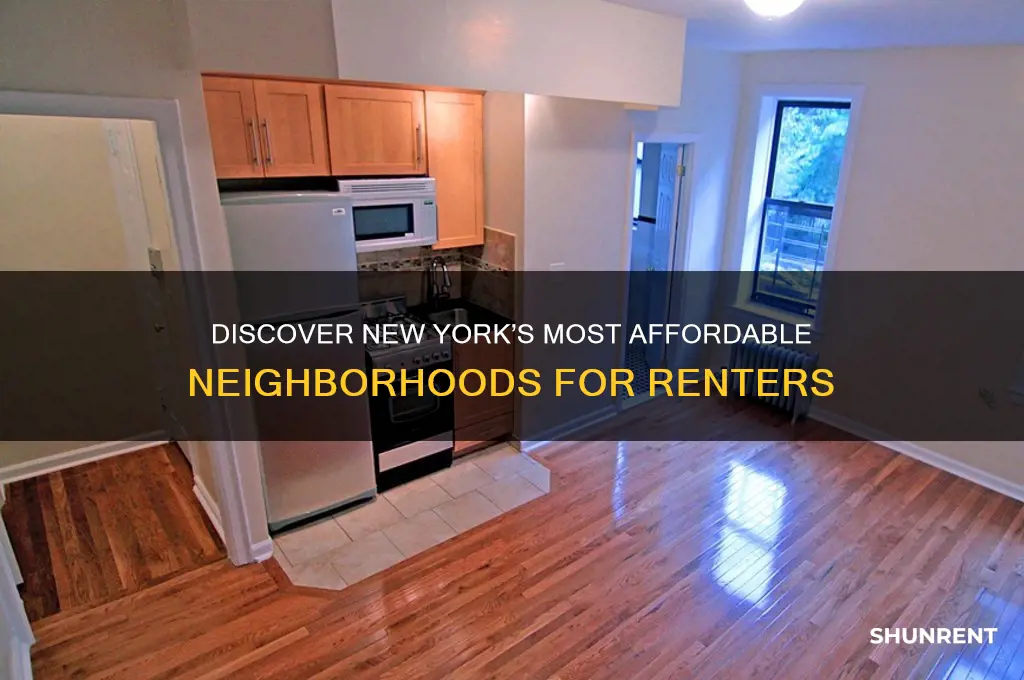 where in new york is the cheapest rent