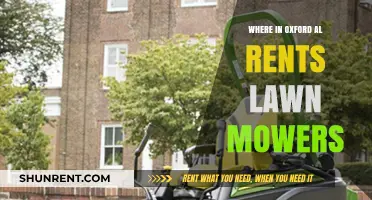 Oxford, AL Lawn Mower Rentals: Where to Find Them