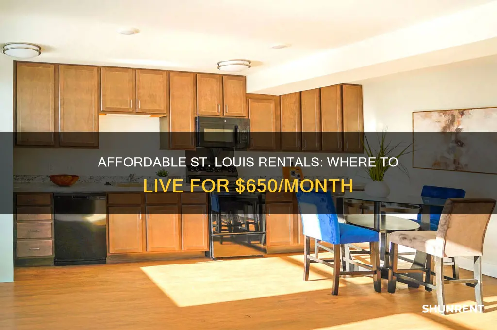 where in st louis could you rent for 650