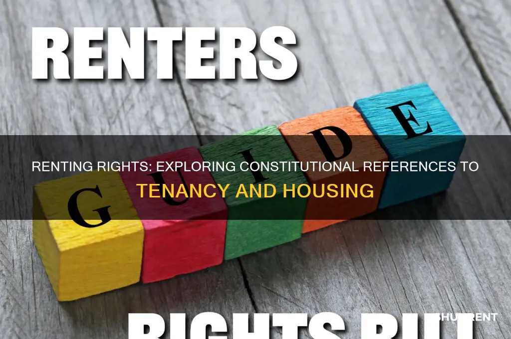 where in the constitution does it talk about renting