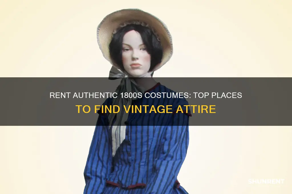 where is a place to rent 1800s costume