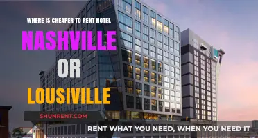Nashville vs. Louisville: Which City Offers Cheaper Hotel Rentals?
