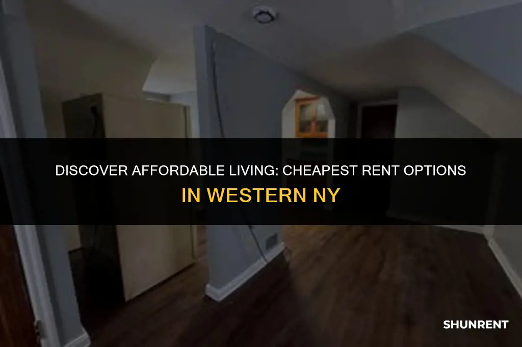 where is cheapest rent in western ny