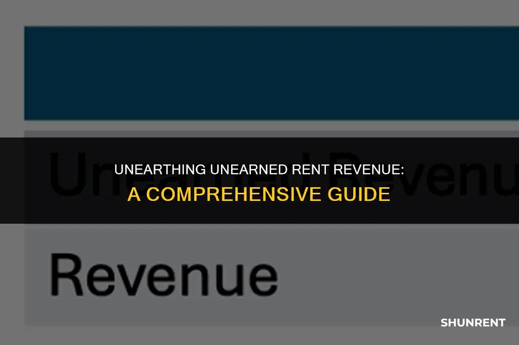 where is e unearned rent revenue found
