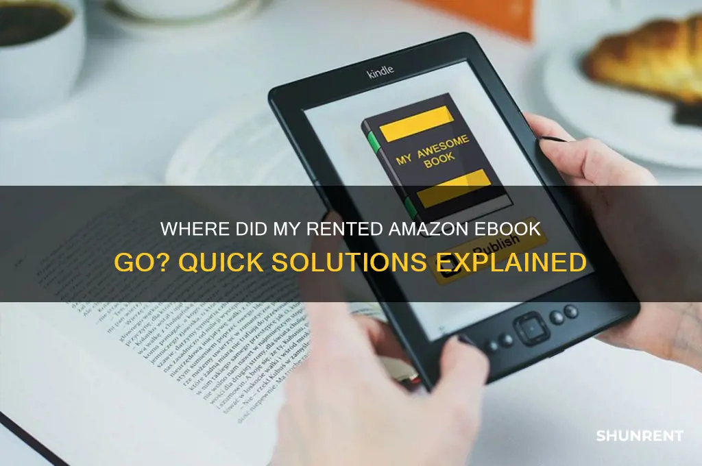 where is my ebook that i rented from amazon