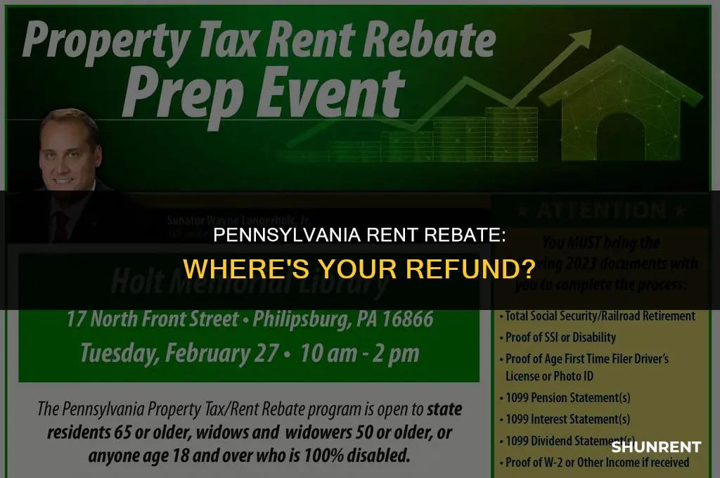 where is my rent rebate in pennsylvania