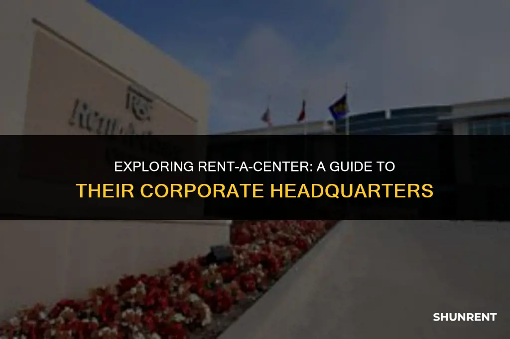 where is rent a center corporate office