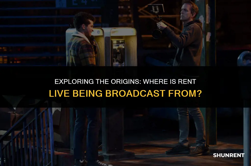 where is rent live being broadcast from