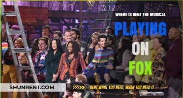 Where to Watch Rent: Live on Fox – A Musical Journey