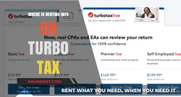 Where to Find Renting Information on TurboTax: A Comprehensive Guide