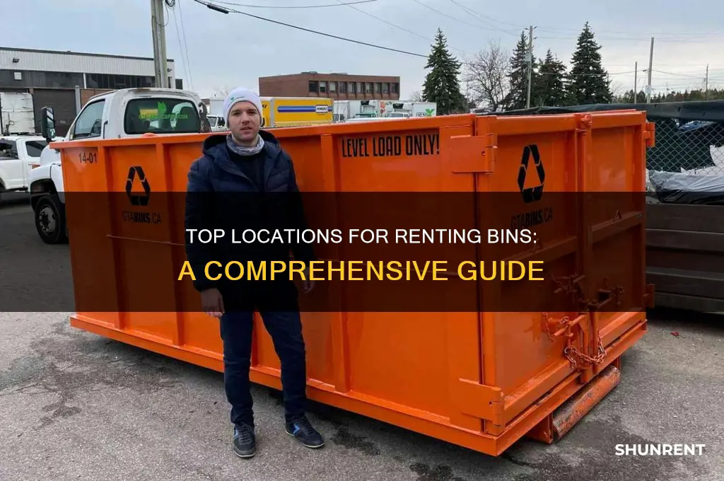 where is the best place to rent a bin