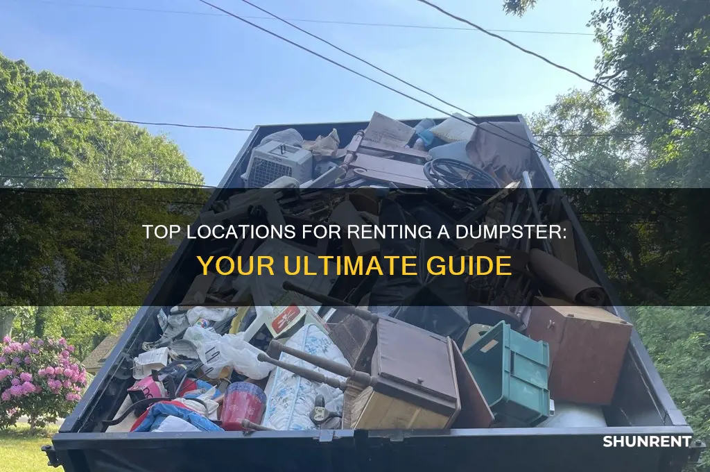 where is the best place to rent a dumpster