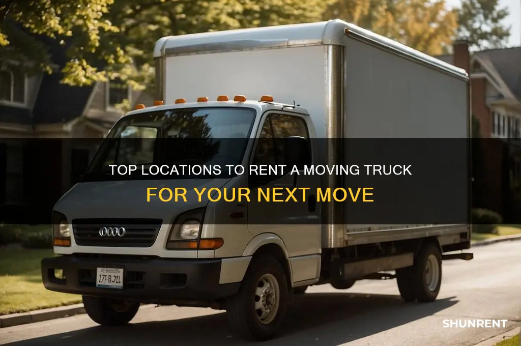 where is the best place to rent a moving truck