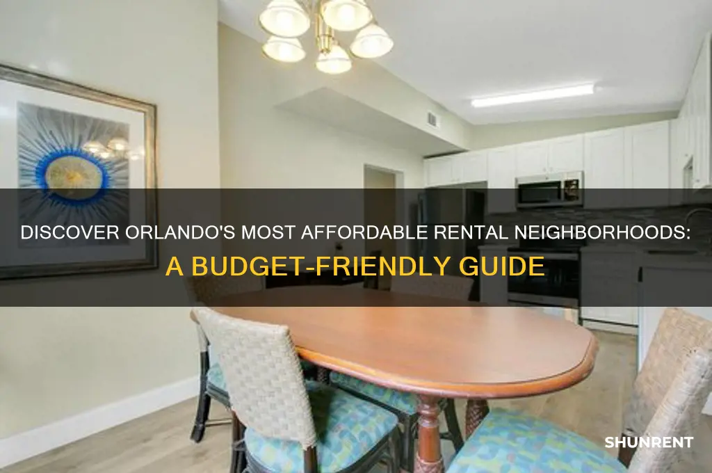 where is the cheapest area to rent in orlando