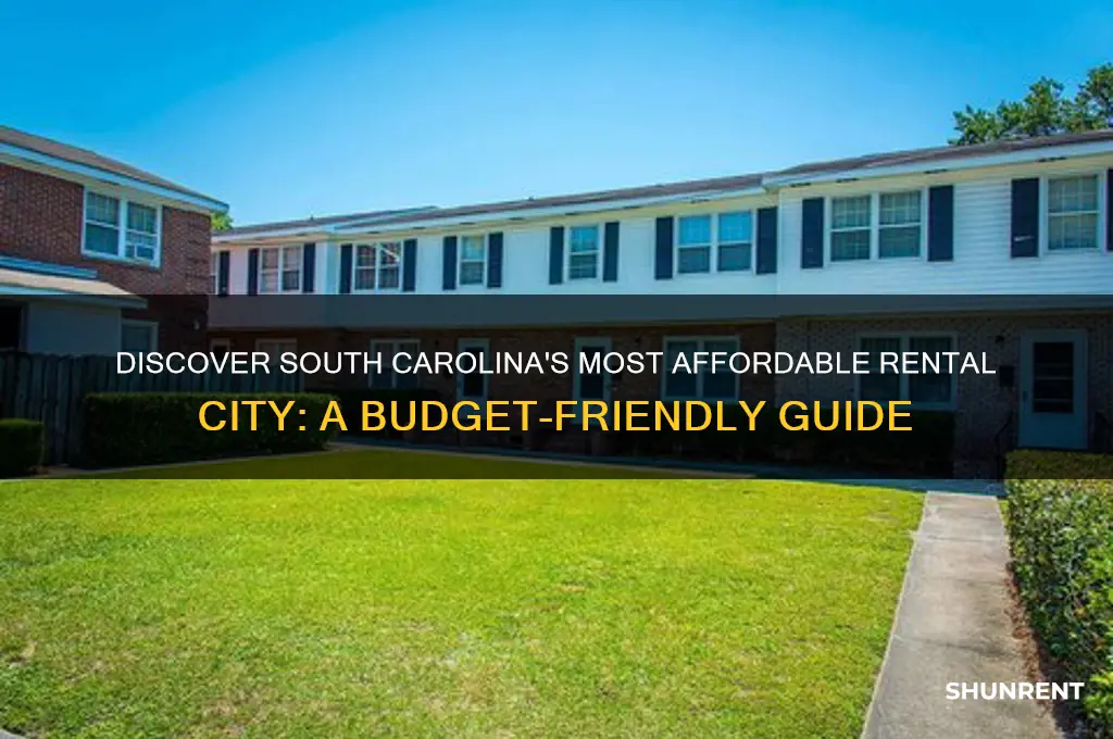 where is the cheapest city to rent in sc