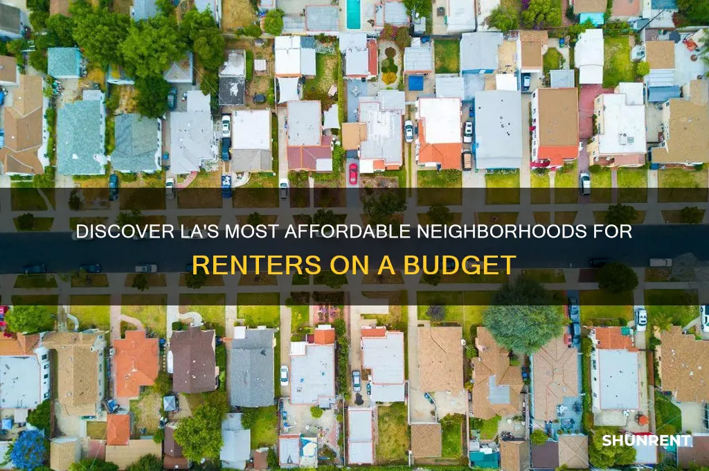 where is the cheapest neighborhood rent los angeles