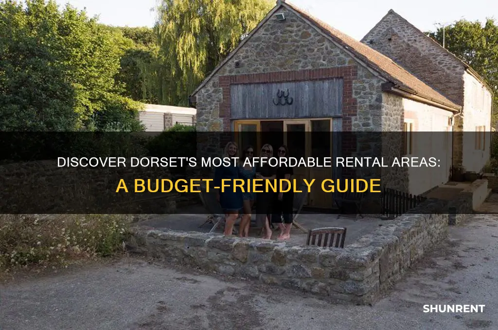 where is the cheapest place to rent in dorset