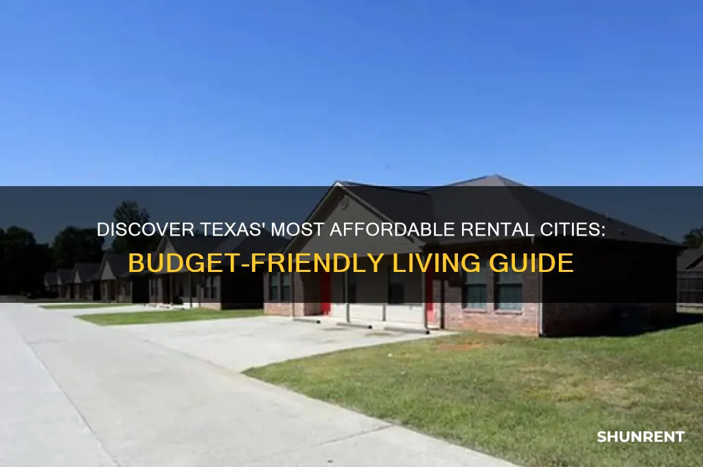 where is the cheapest place to rent in texas