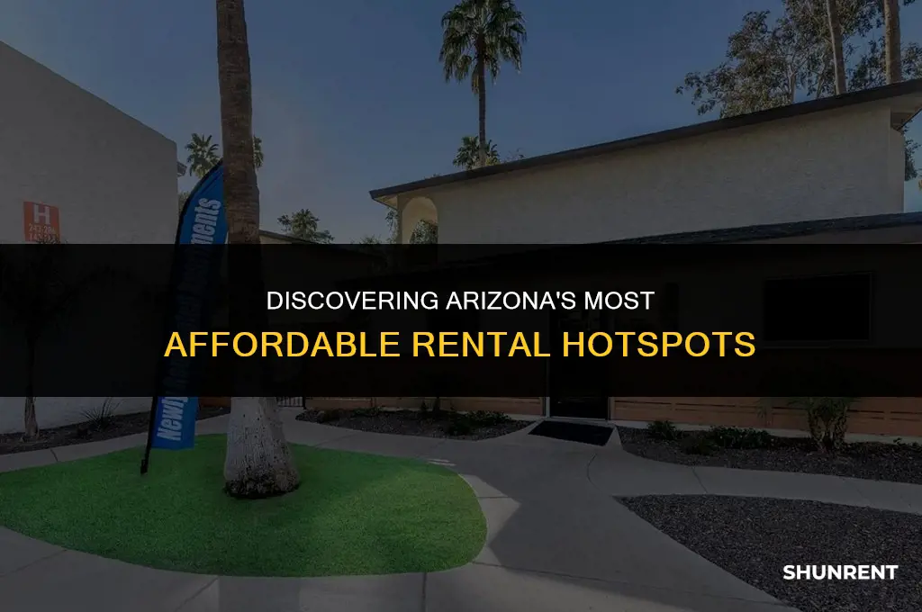 where is the cheapest rent in arizona