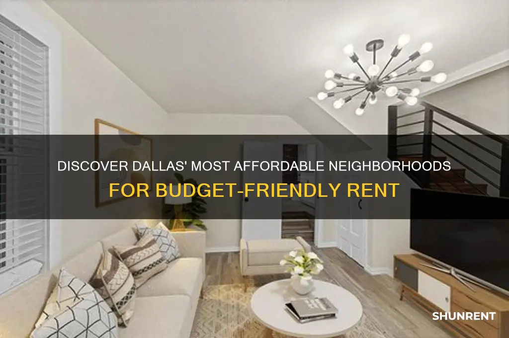 where is the cheapest rent in dallas tx