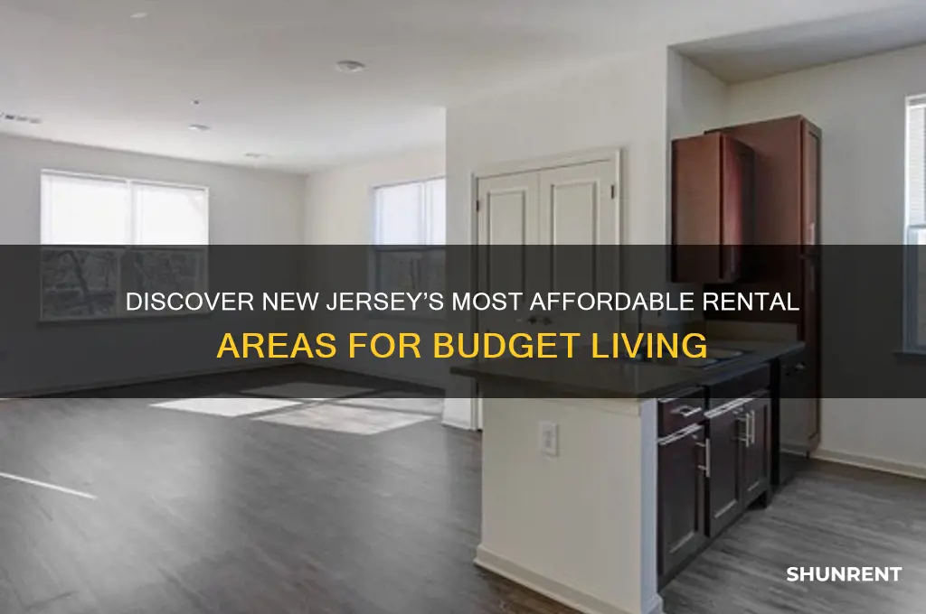 where is the cheapest rent in new jersey
