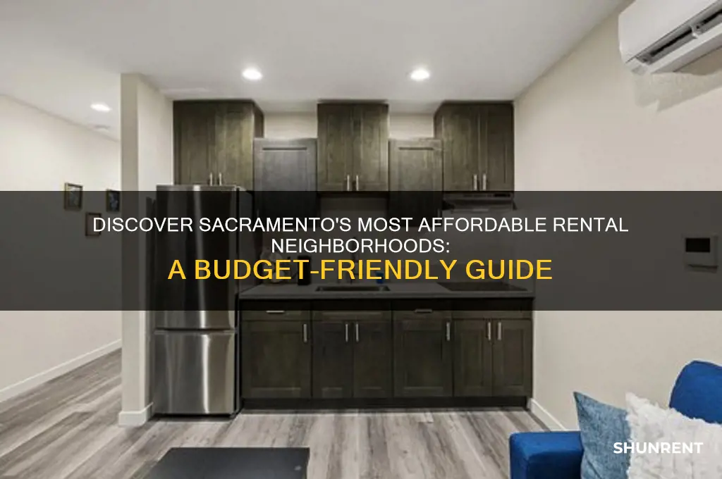 where is the cheapest rent in sacramento area