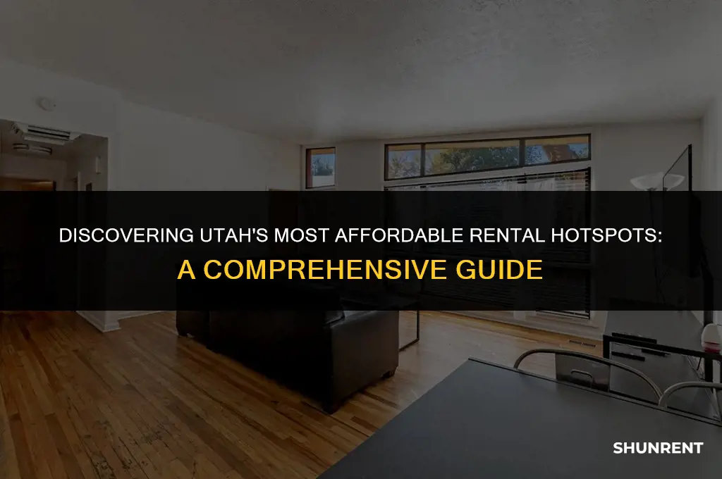 where is the cheapest rent in utah