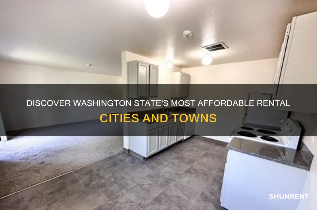 where is the cheapest rent in washington state