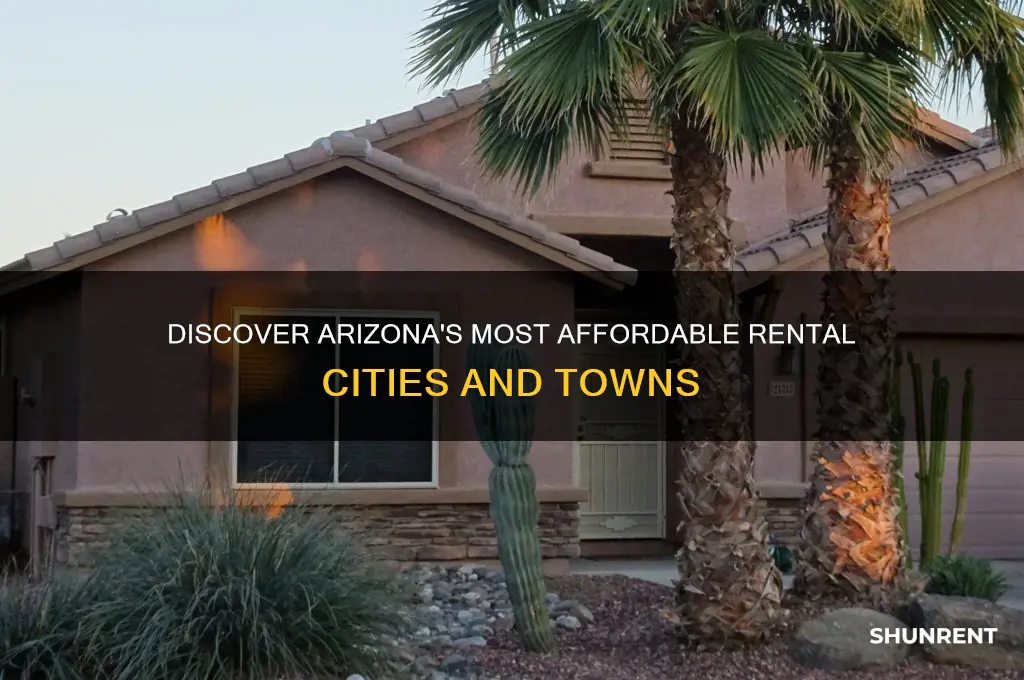 where is the cheapest renting places in arizona
