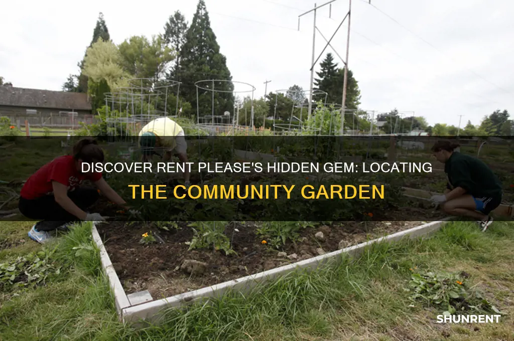 where is the community garden in rent please