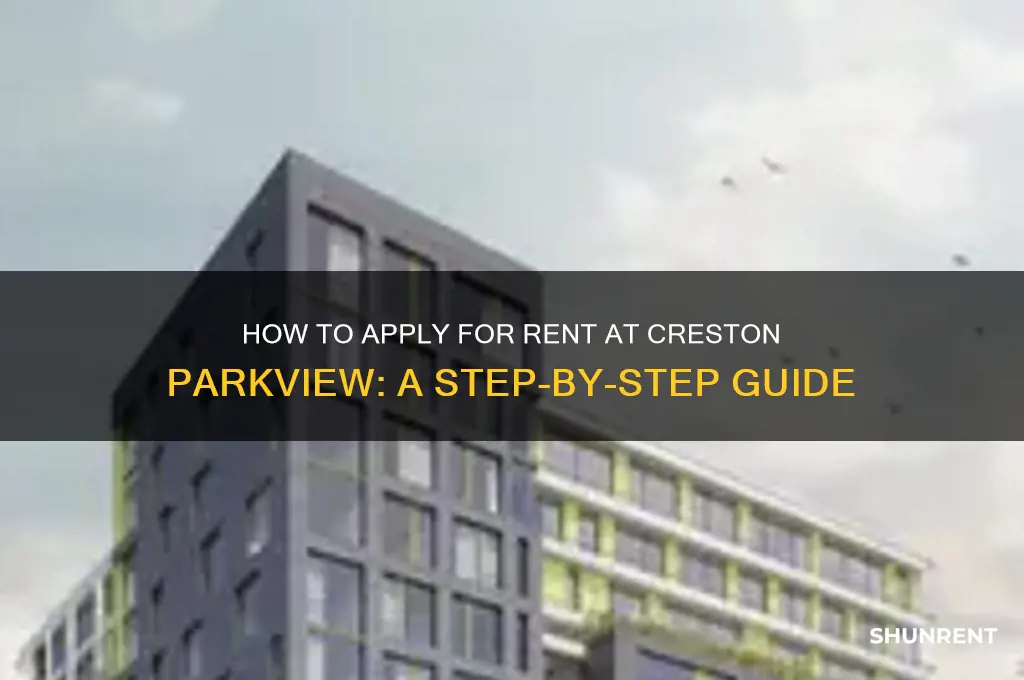 where is the creston parkview application for rent