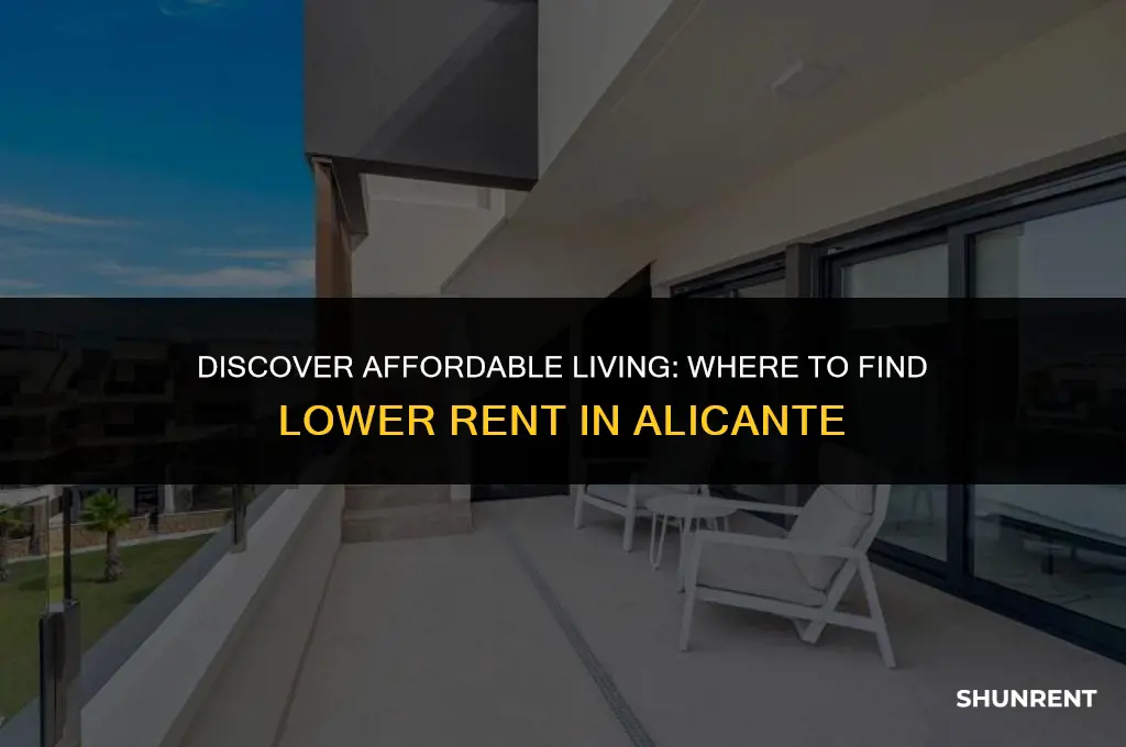 where is the lower rent in alicante