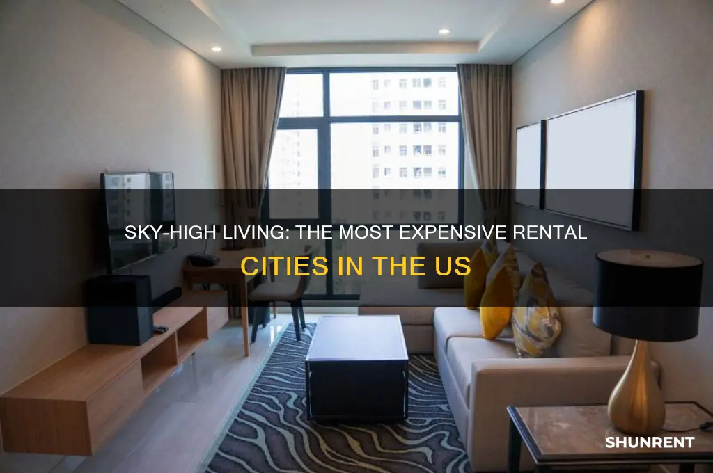 where is the most expensive rent in the us