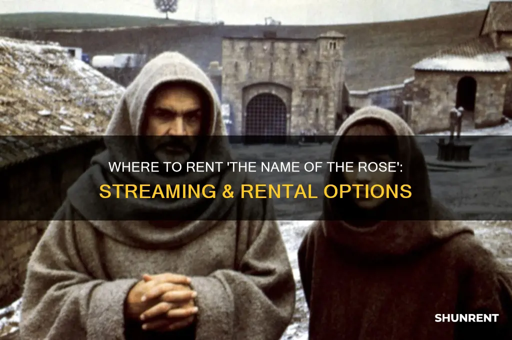 where is the name of the rose available to rent