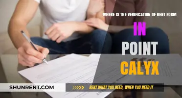 Locating Rent Verification Form in Point Calyx: A Quick Guide