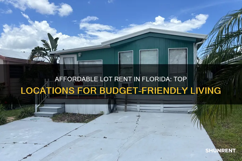 where is there inexpensive lot rent im florida
