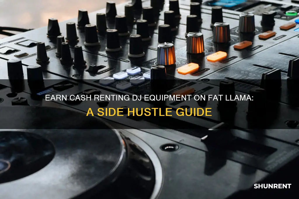where people make money renting their dj gear fatllama