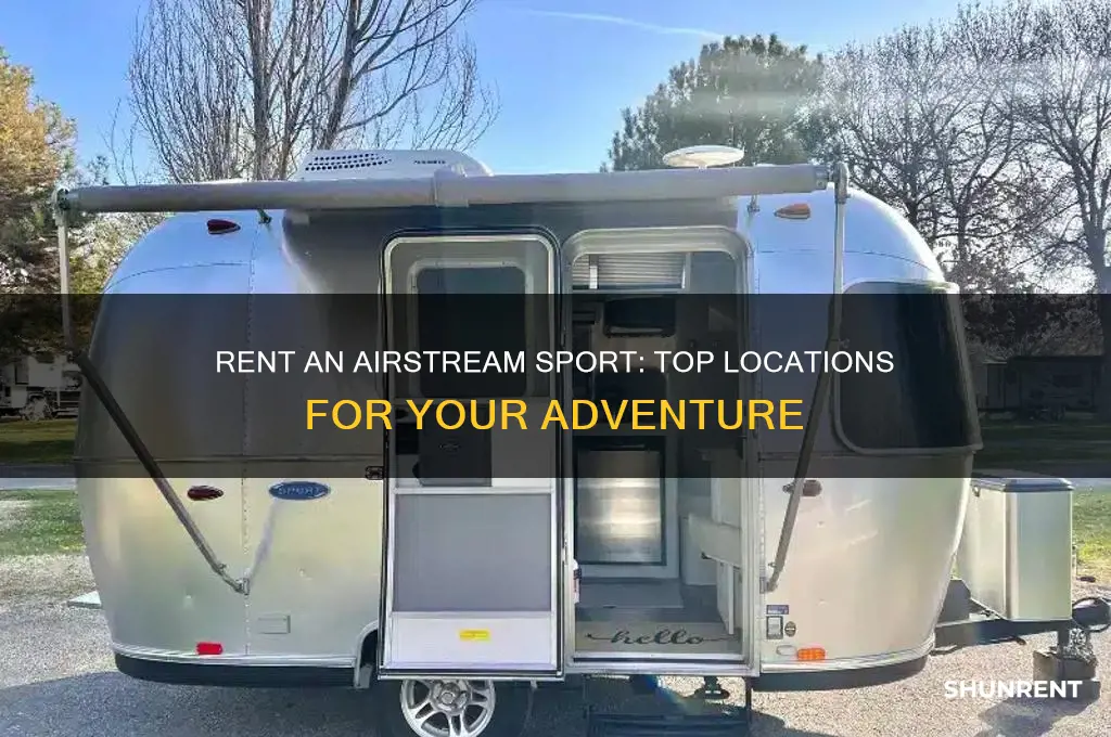 where rent a airstream sport model travel trailer