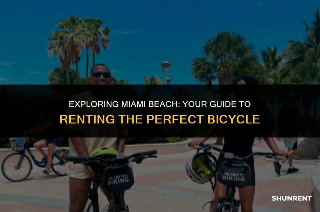 where rent a bicicle in miami beach