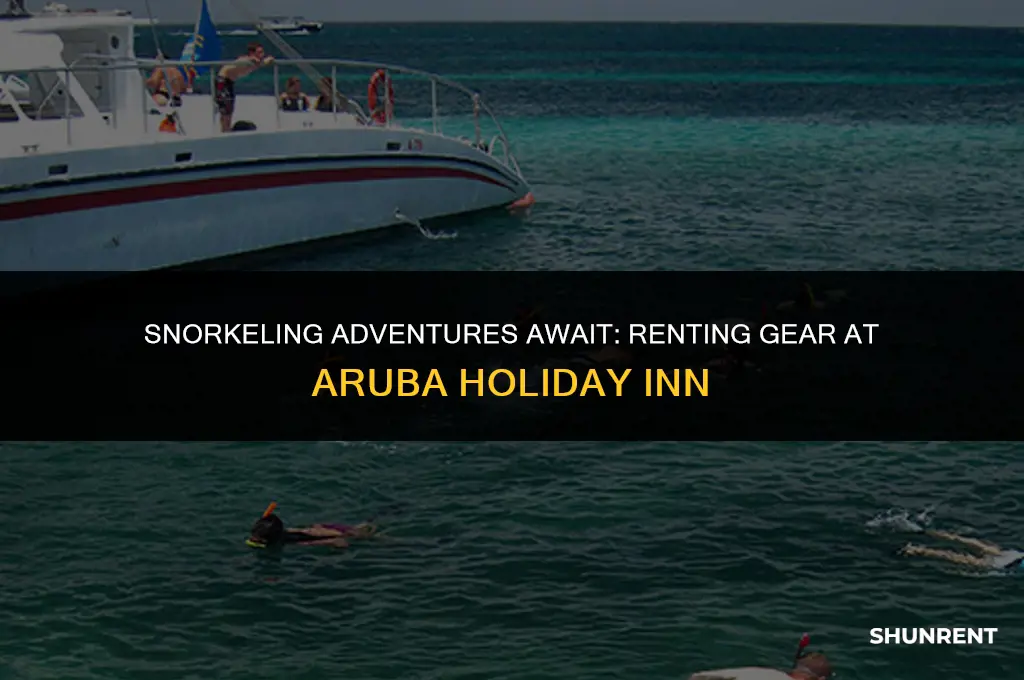 where renting snorkeling equipment aruba holiday inn