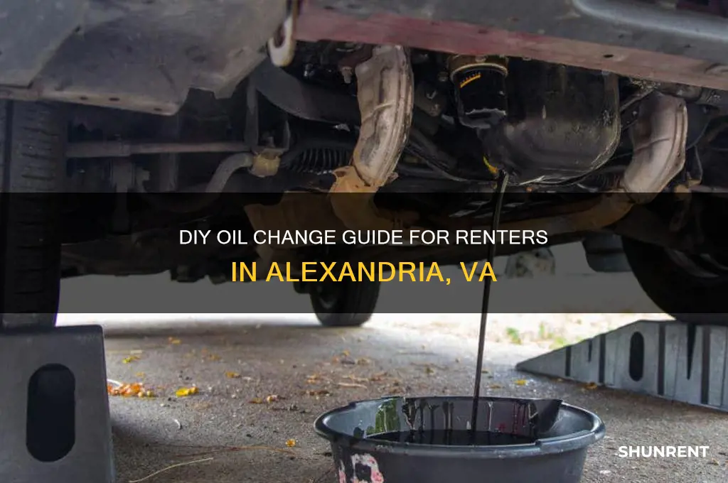 where to change oil alexandria va renter diy