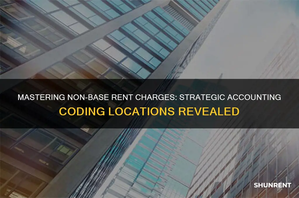 where to code non base rent charges in accounting