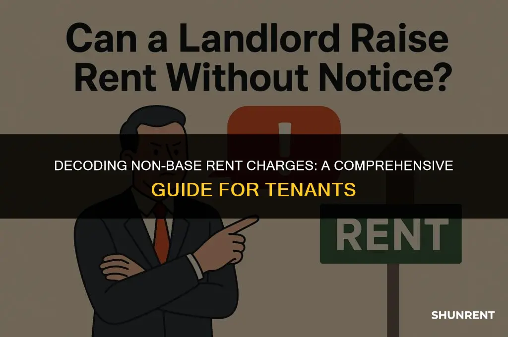 where to code non base rent charges